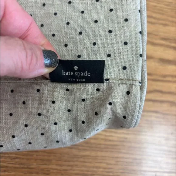 Polka Dot Lunch Bag with Gold Zipper by Kate Spade - Picture 4 of 7